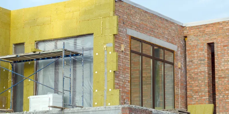 Isolation thermique extérieure d’une maison en briques par Milo facade en Haute-Garonne