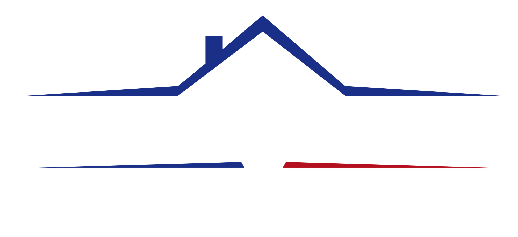 Logo Milo facade, maison stylisée bleue, spécialiste façades en Haute-Garonne